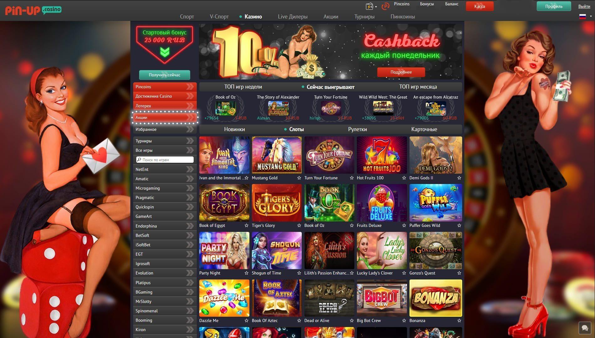 Пин Ап казино 💸 Вход на сайт